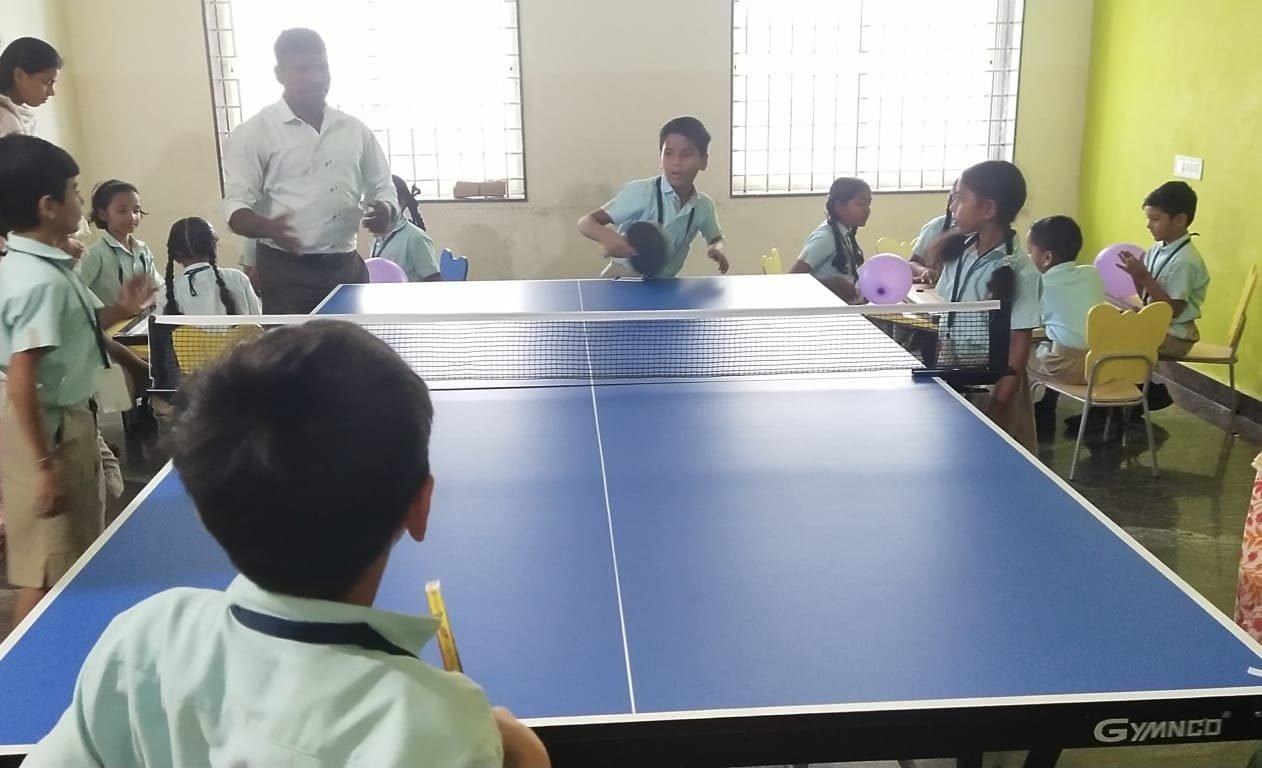 Table tennis practice